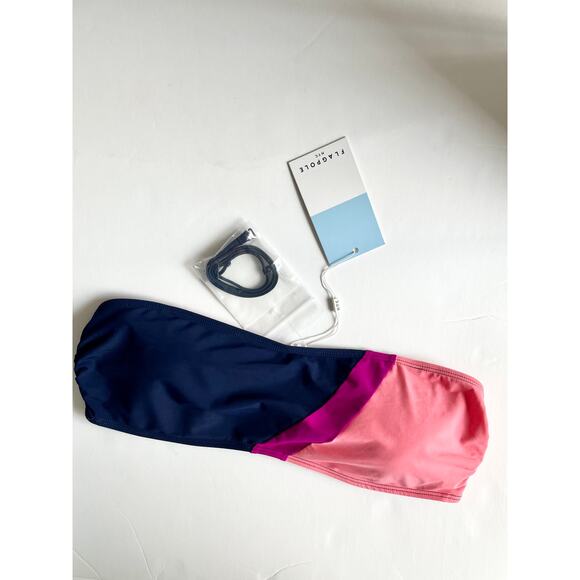 FLAGPOLE Maya Bikini Top North Navy Multi XL - Picture 5 of 10